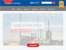Tablet Screenshot of powereq.com